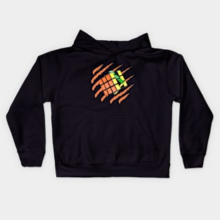 Rubik's cube 50th anniversary Kids Hoodie